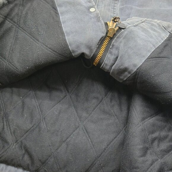Vtg Carhartt Jacket Men 2XL Charcoal Chore Gorpcore Workwear C46PTL Duck Canvas - Picture 10 of 12